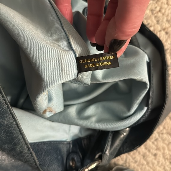 Cynthia Rowley Studded Leather Hobo - Picture 9 of 12